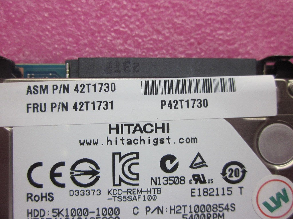Lenovo Hd Hard Drives - 42T1731
