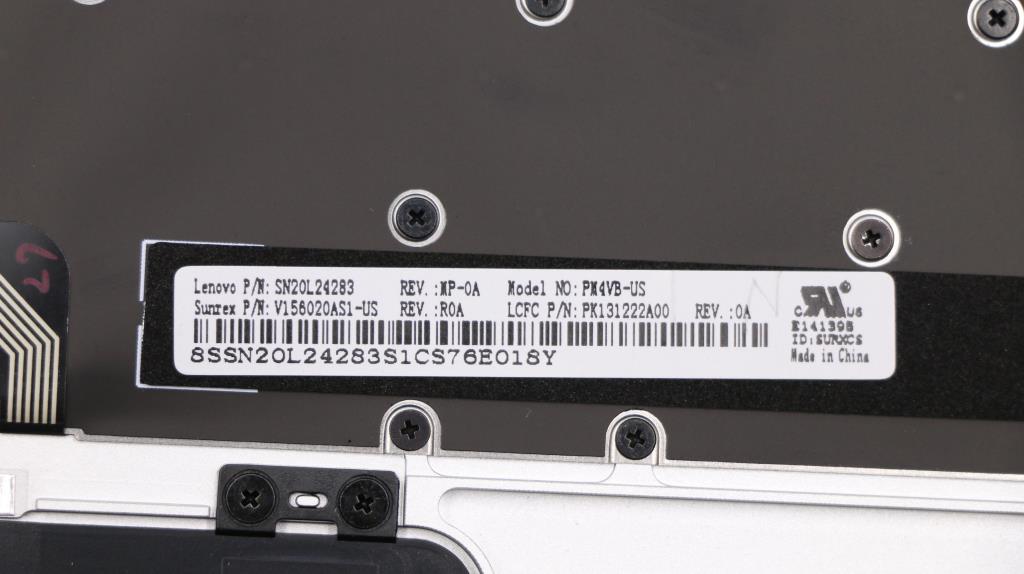 Lenovo Logic Up Assembly Silver Us - 5CB0M35095