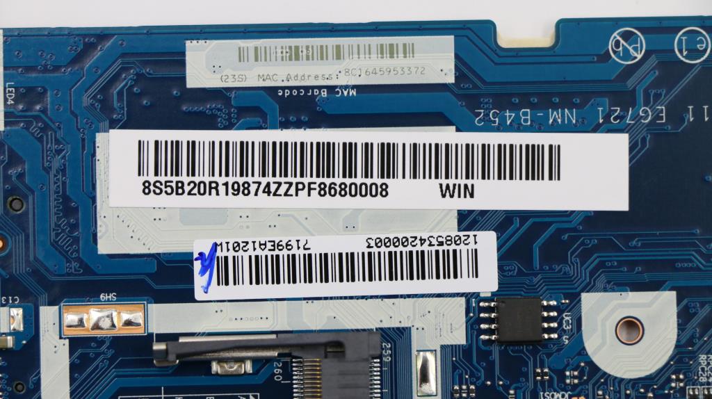 Lenovo System Board Planar Motherboar - 5B20R19874