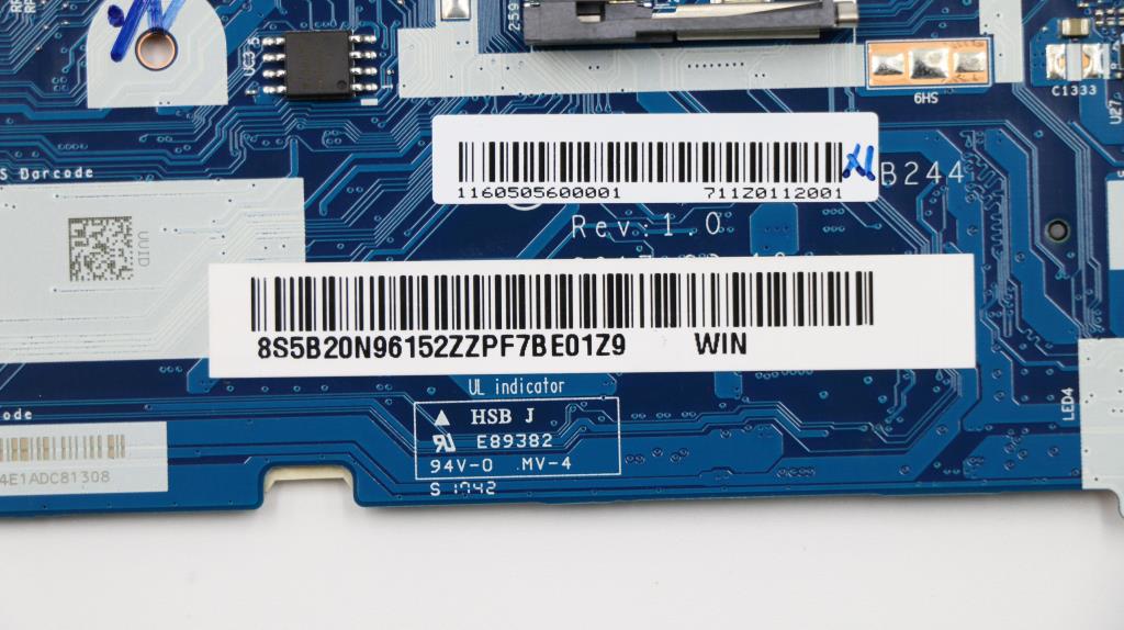 Lenovo Mbl80Yei57200Uh R17M1_2G4Gwin - 5B20N96152