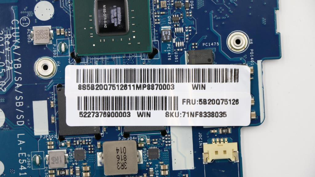 Lenovo Mb C 81C9 Win I5 Mx130 Fp Bl 2 - 5B20Q75126