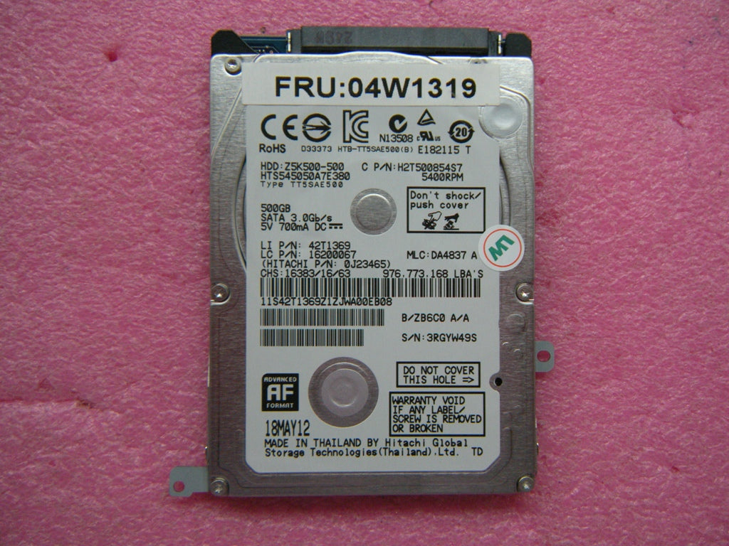 Lenovo 04W1319 Hard Drives