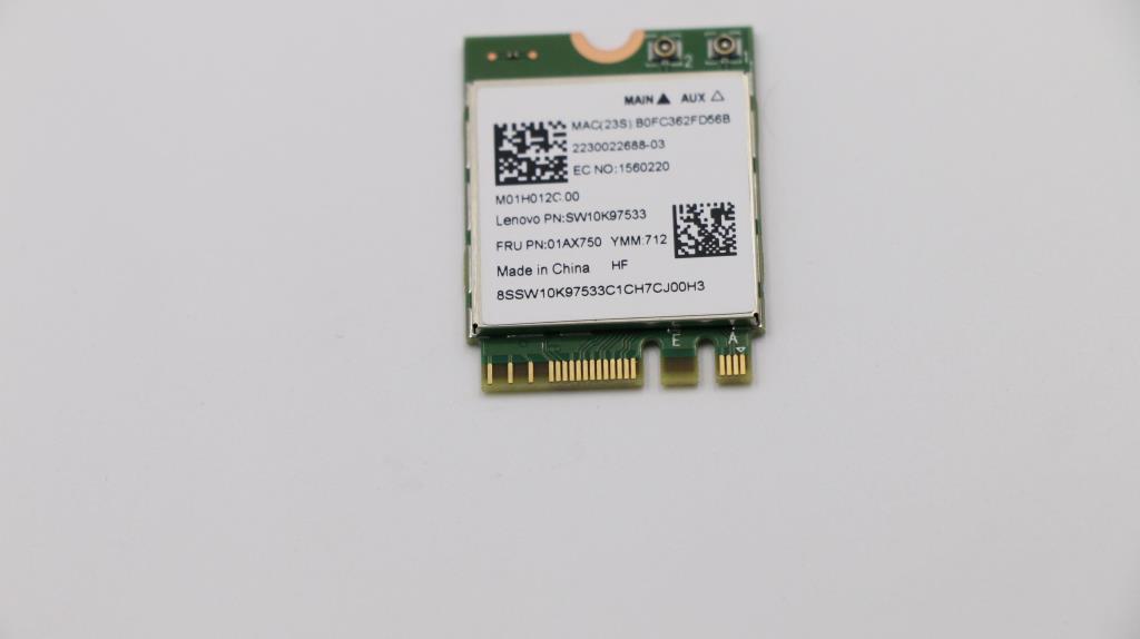 Lenovo Wireless Wirelesscmbcbt8822Be - 01AX750