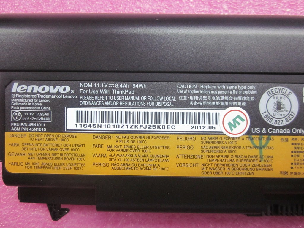 Lenovo 45N1011 Laptop Battery