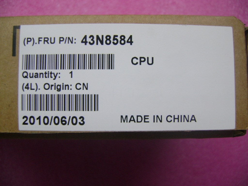 Lenovo Cpu Intel Core2 Duo T6600 - 43N8584