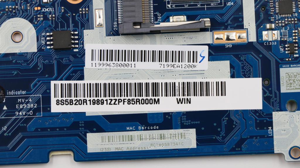 Lenovo System Board Planar Motherboar - 5B20R19891