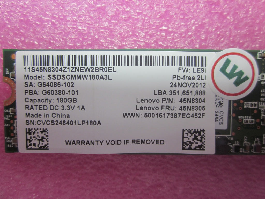 Lenovo Solid State Drives - 45N8305