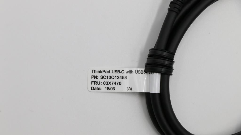 Lenovo (03X7470) USB-C Cable with Dongle