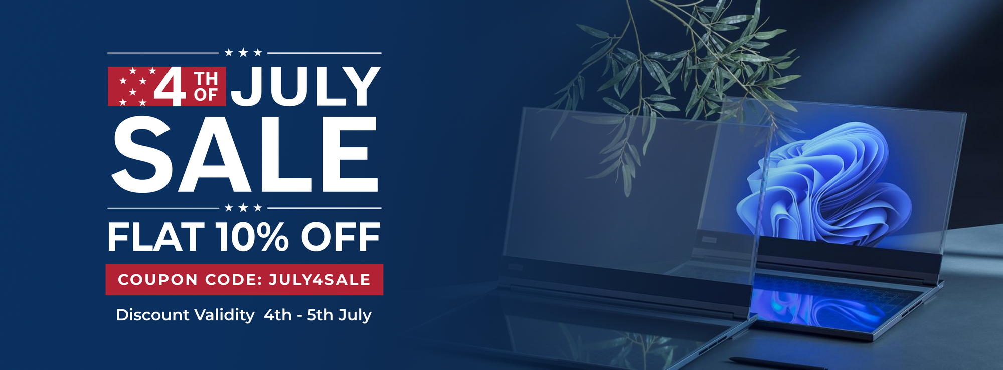 July Sale Banner