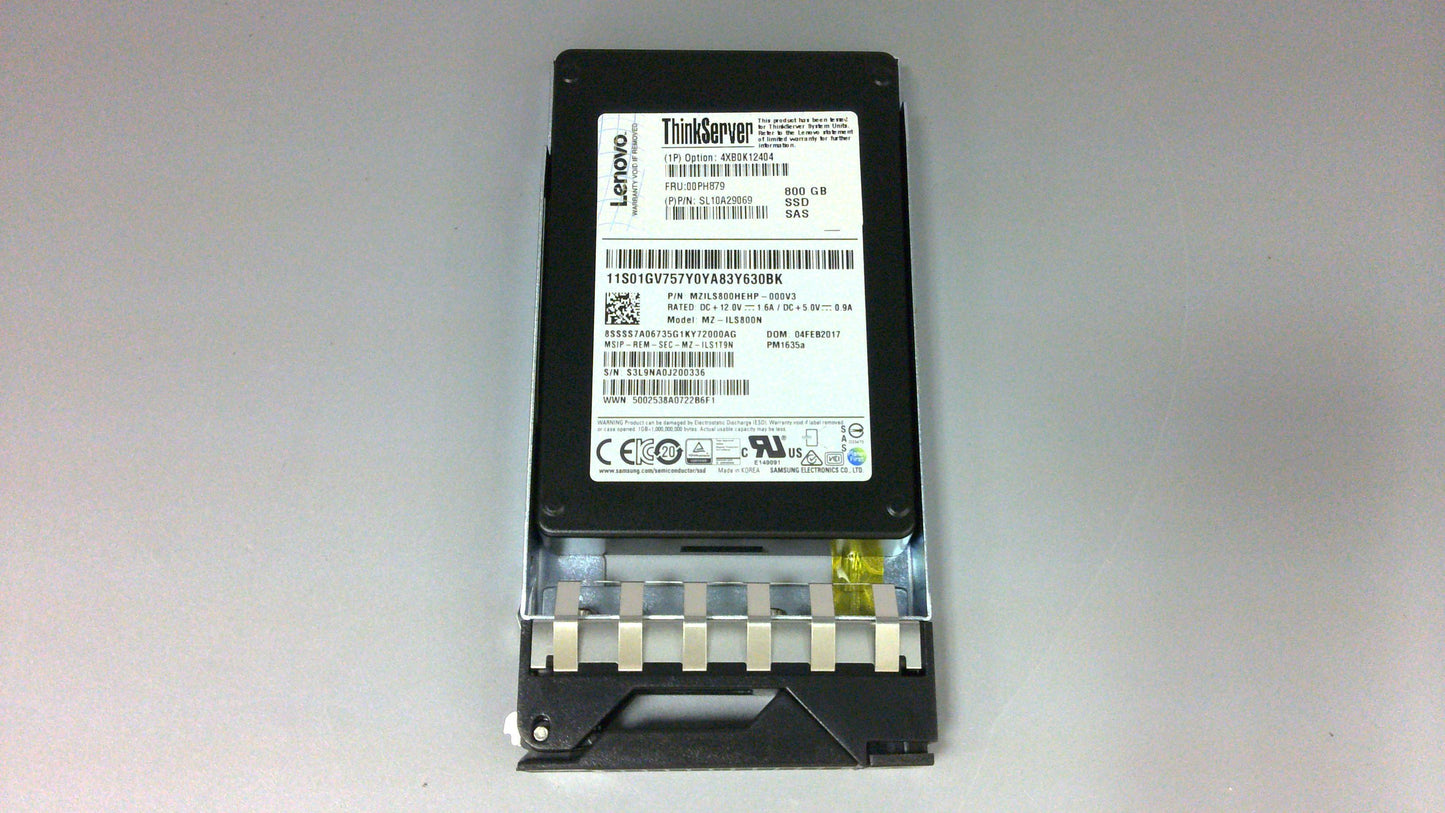 Lenovo Hs 2.5 800Gb Pm1635A 12Gb Sa - 00PH879