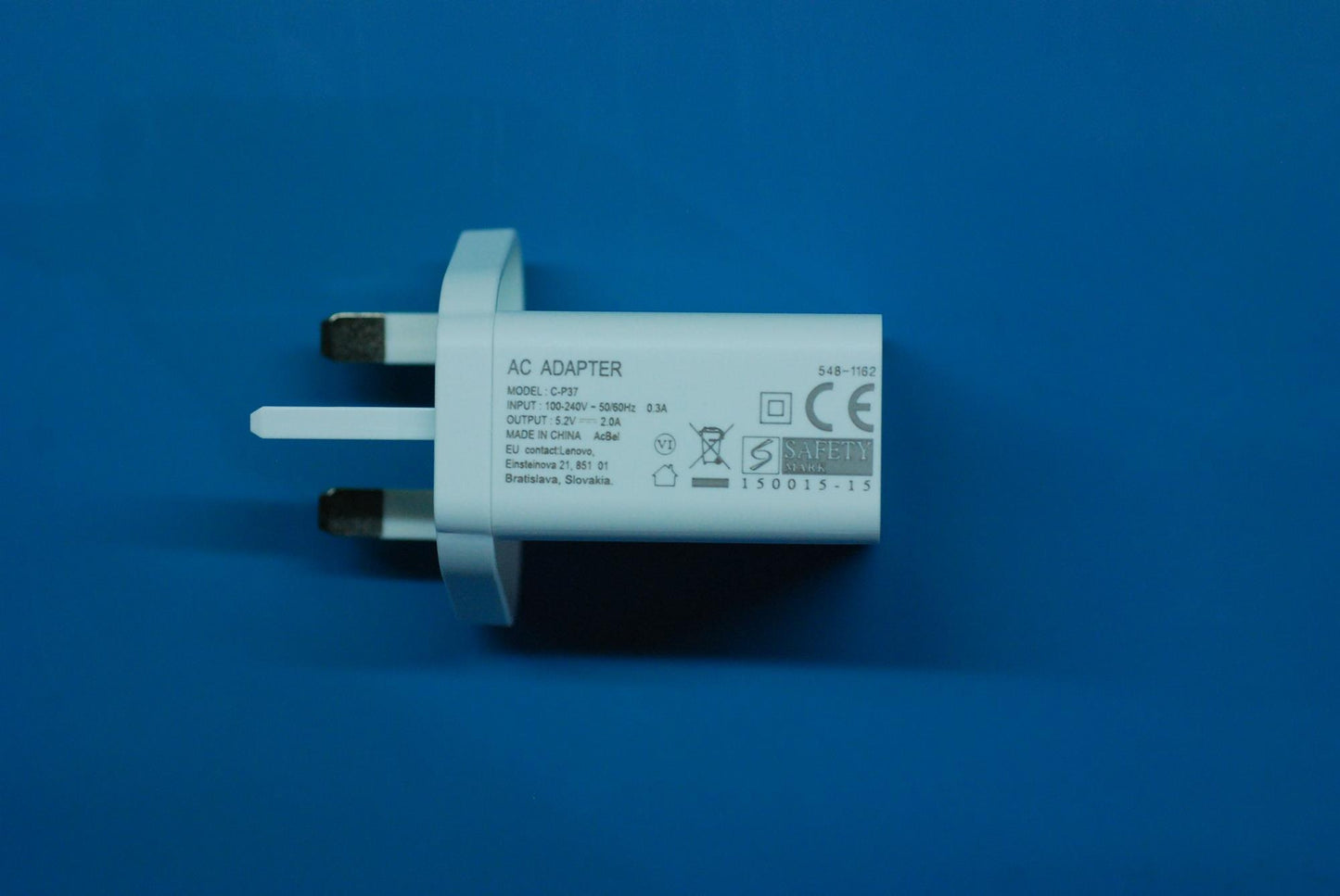 Lenovo (B/S) Ac Adapter C-P37 5.2V/2A - SA18C01259