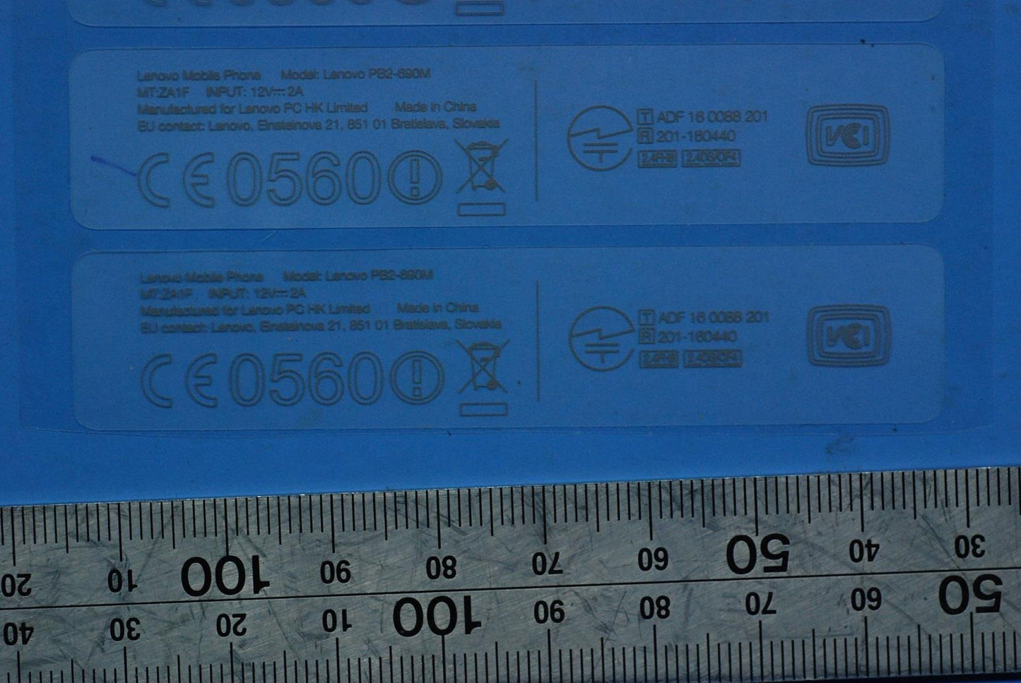 Lenovo Lenovo Pb2-690M Rating Label_J - SL18C11821