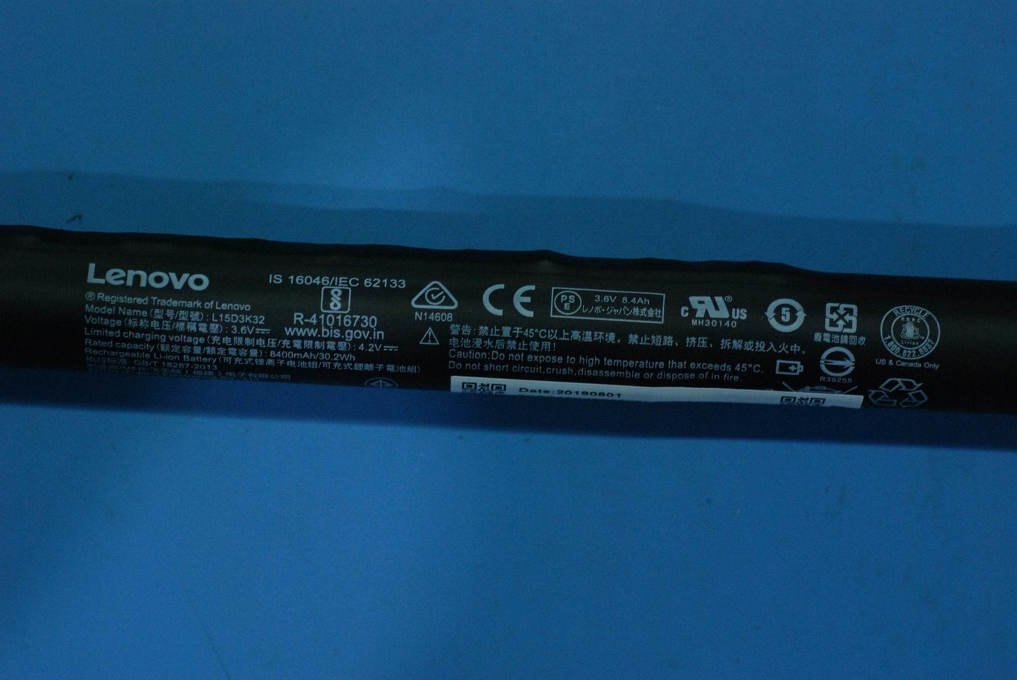 Lenovo SB18C46548 Scu-P-Lb L15D3K32 3.6V30.2Wh 3