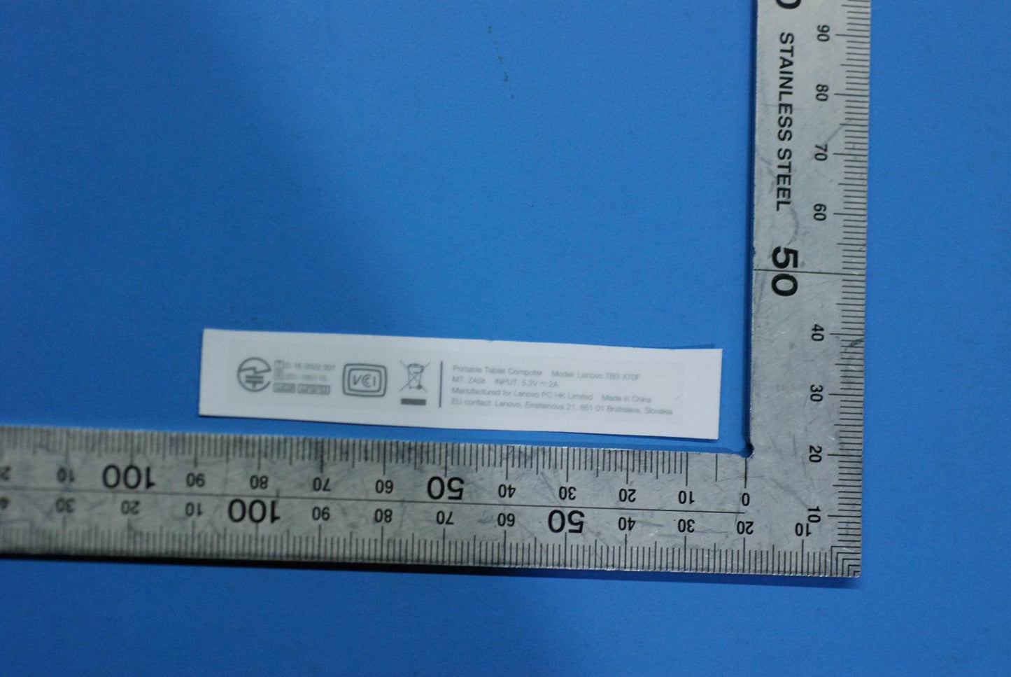 Lenovo Tb3-X70F Ratinglabel_Jp And*Hq - 5L18C05633