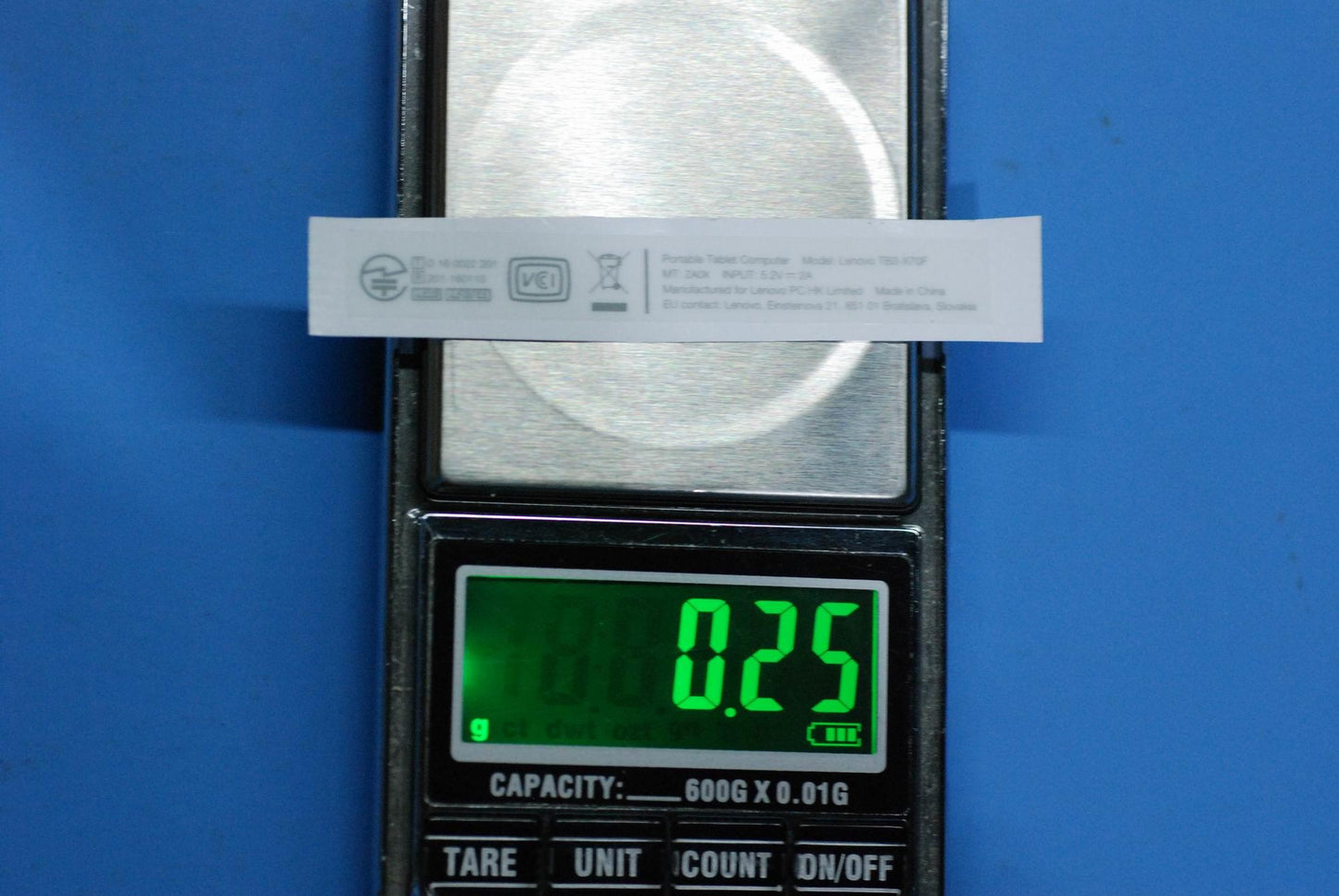 Lenovo Tb3-X70F Ratinglabel_Jp And*Hq - 5L18C05633