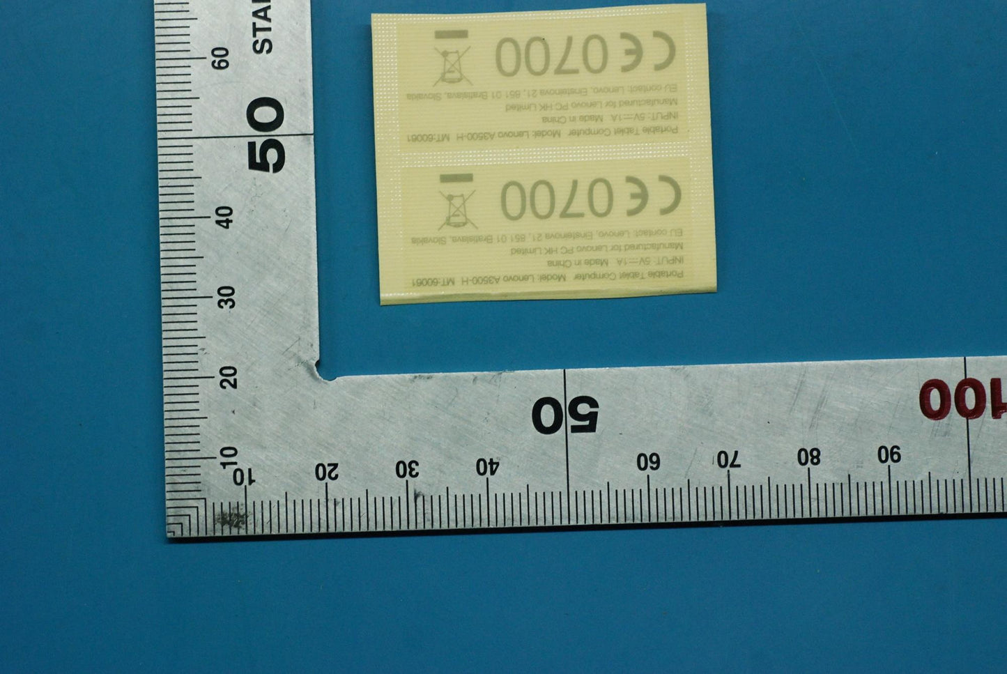 Lenovo A3500 Handset Label-3G And*701 - 5L19A6MX0P
