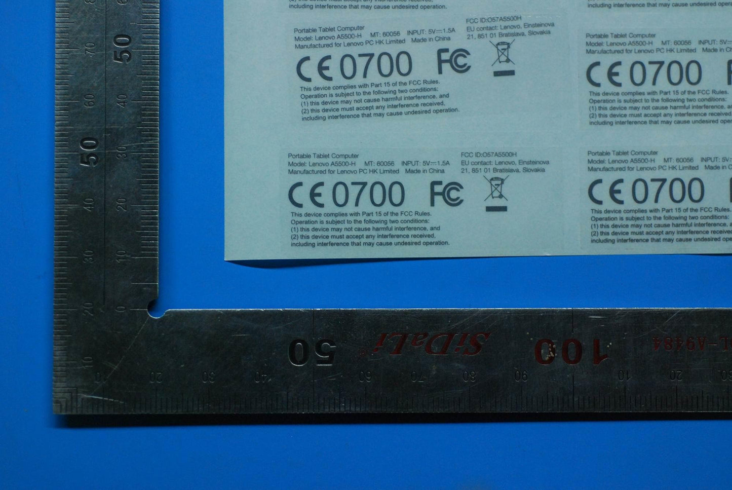 Lenovo A5500-H Rating Label And*82Lvp - 5L19A6MWC7