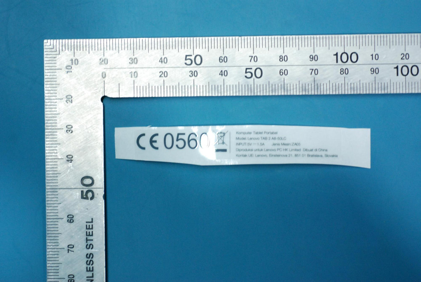 Lenovo A8-50Lc Id Rating Label And*70 - 5L18C02783