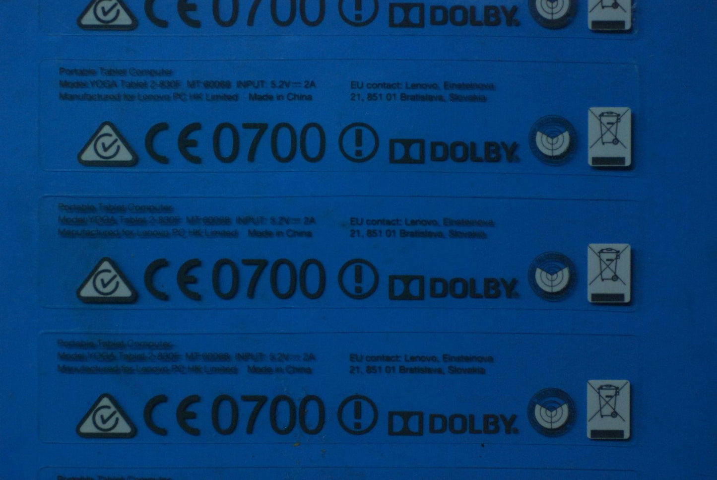 Lenovo Lenovo Blade2-8Aa-F Rating Lab - SL19A6N1P8