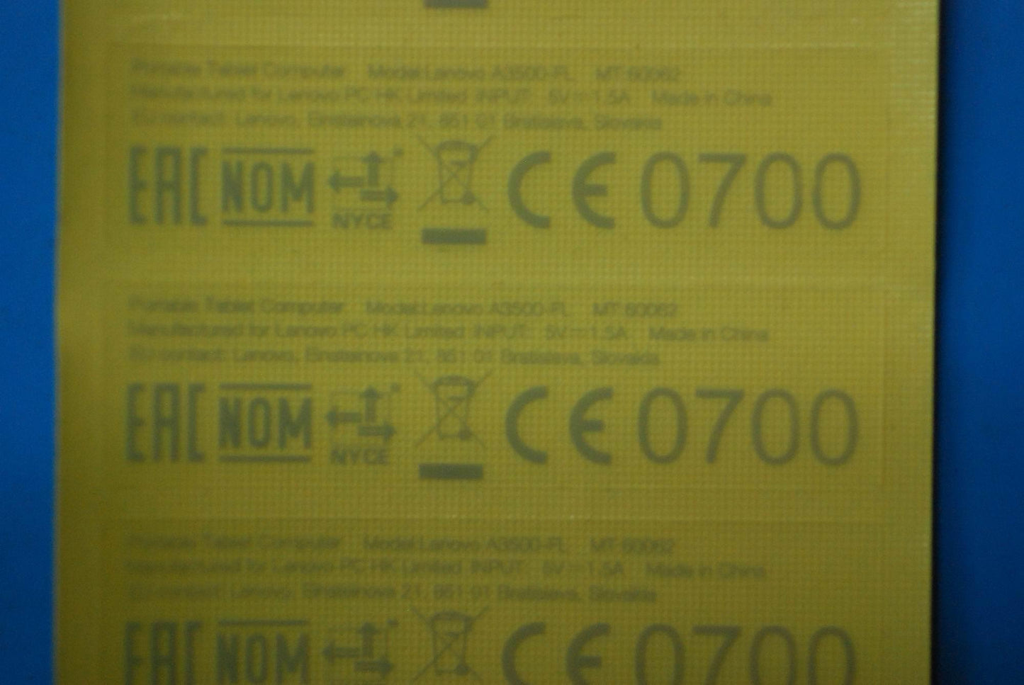 Lenovo A3500 Handset Labelmx/Ru/Ua An - 5L19A6MXS5