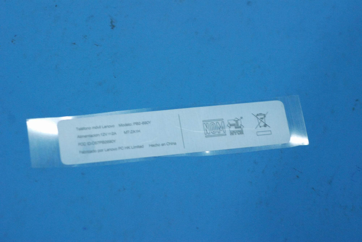 Lenovo Lenovo Pb2-690Y Rating Label_M - SL18C11824