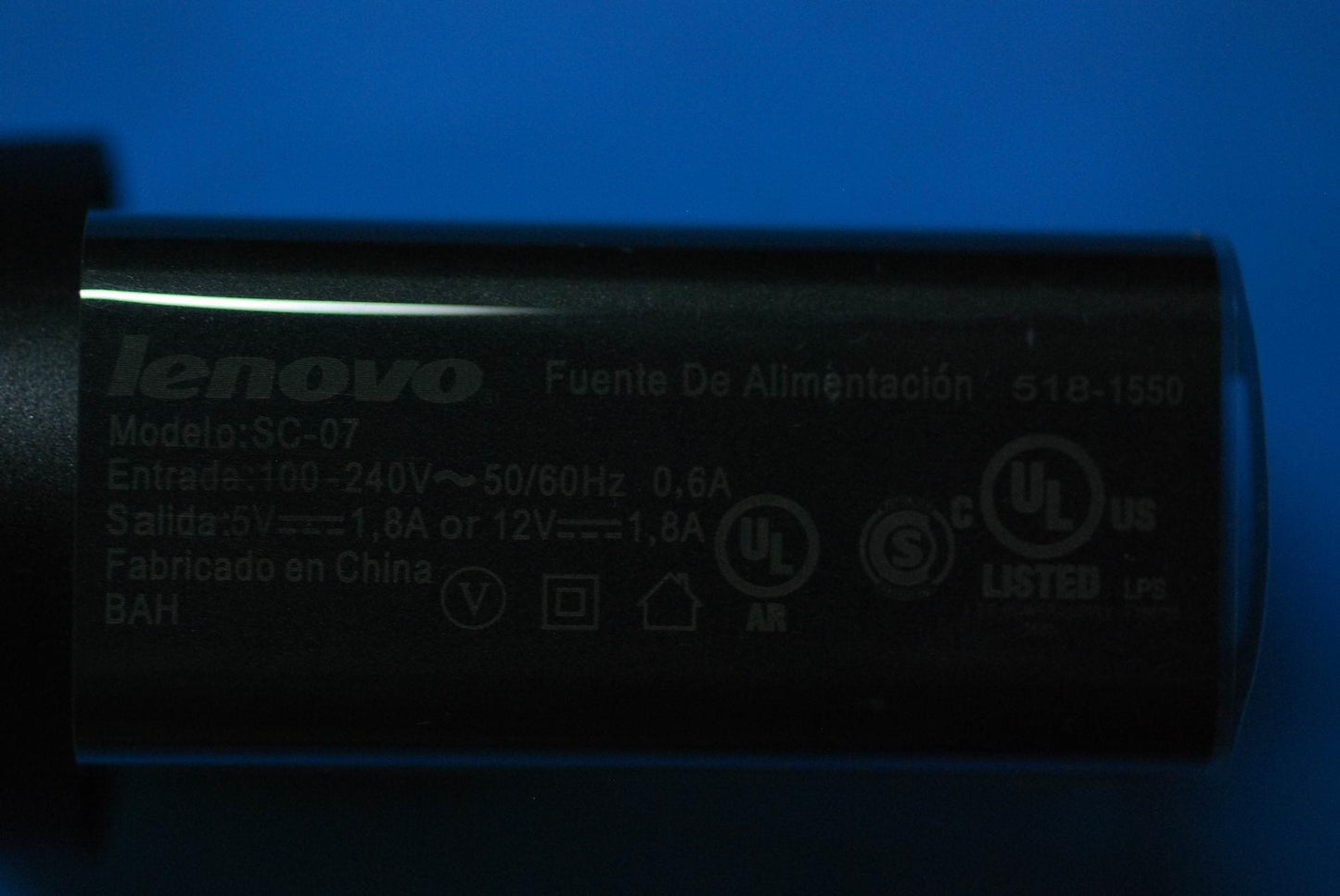 Lenovo 10W And22W Smart Charger Black - 5A19A6N06V