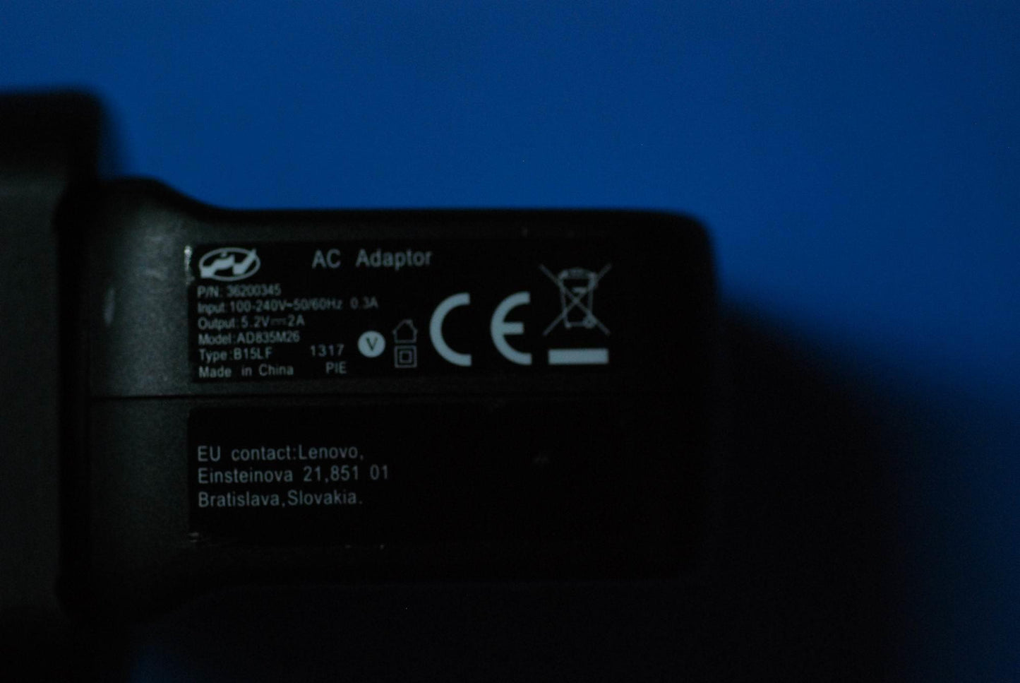 Lenovo Gw Ad835M26B15Lf 5.2V2A Uk Ada - 36200345