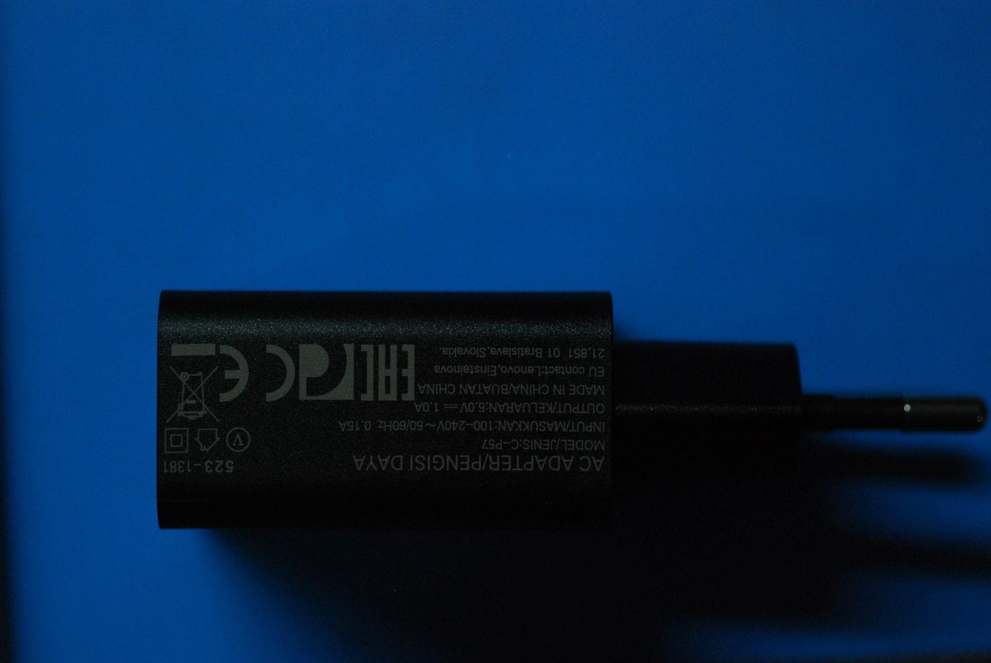 Lenovo Ac Adapter C-P57 5V/1A Eu Blac - SA18C01243