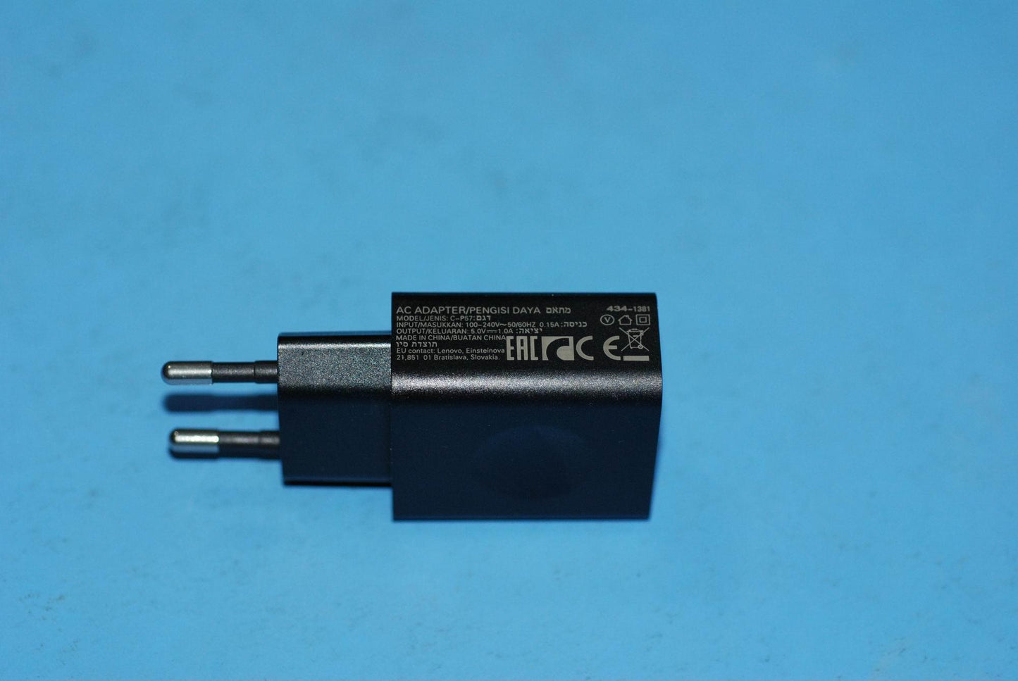 Lenovo Ac Adapter C-P57 5V/1A Eu Blac - SA18C00726
