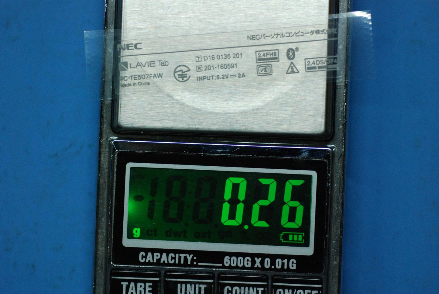Lenovo Tb-7703F Rating Label_Nec And* - 5L18C07170