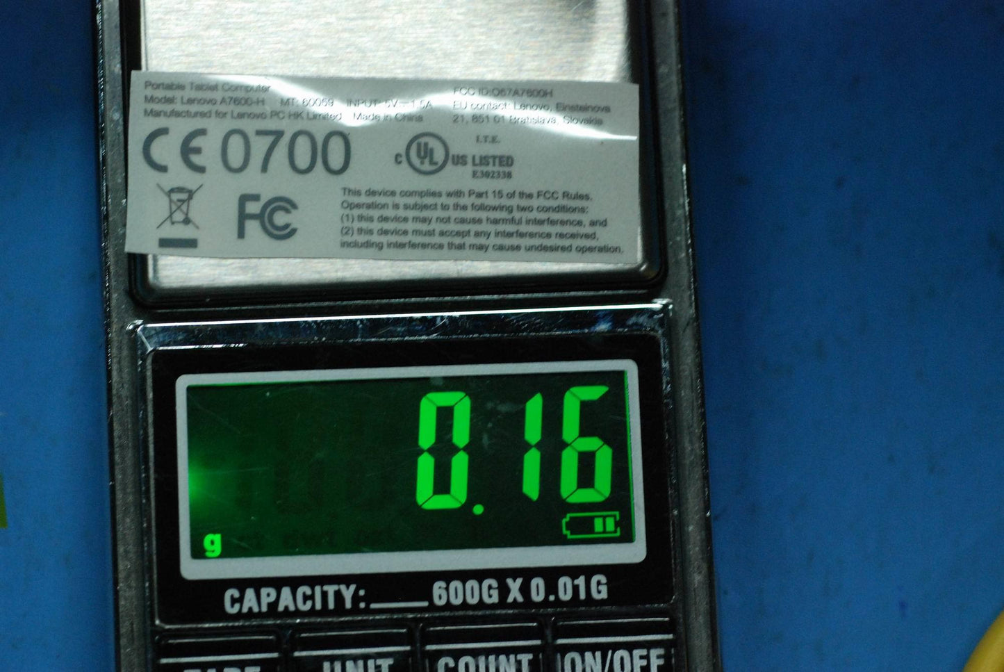 Lenovo A7600-H Rating Label-Row And*8 - 5L19A6MWCD
