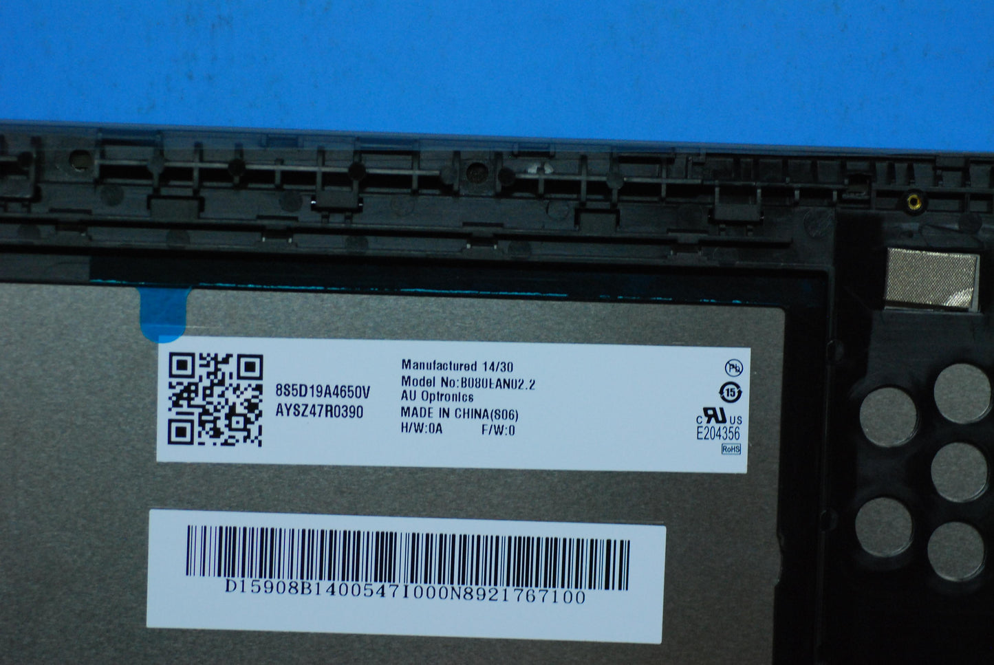 Lenovo 5D69A6MVVS Tft Lcd A5500 Tp Lcmassembly 7