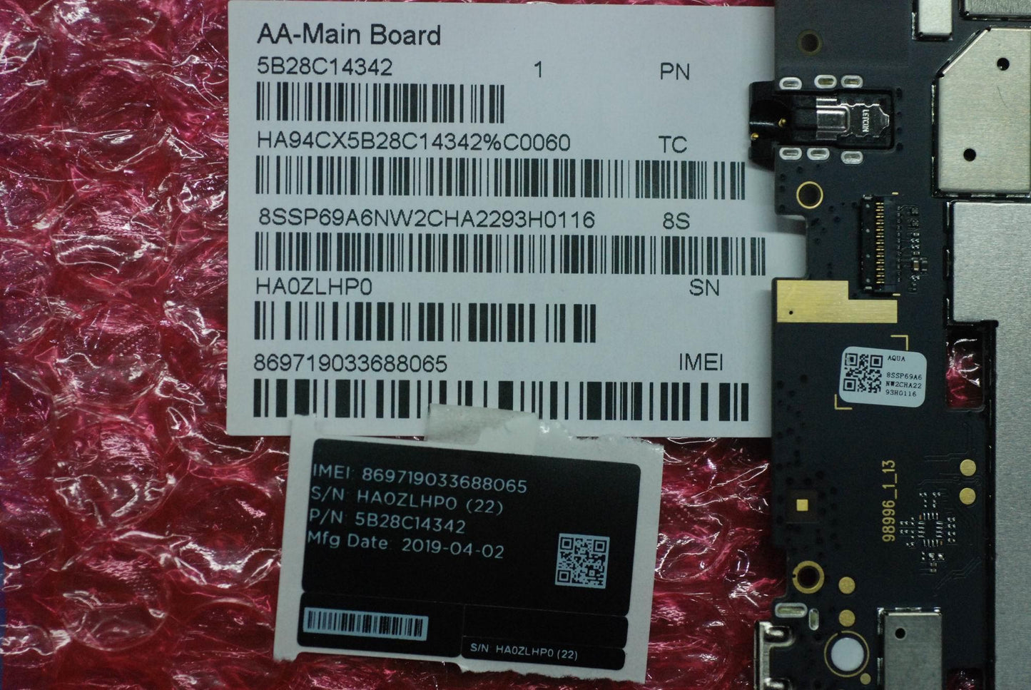Lenovo Tb-7104I Mb1_16G And*715201009 - 5B28C14342