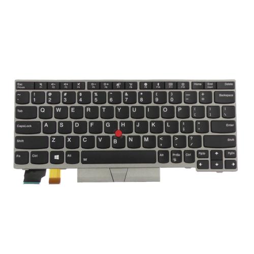 Lenovo (01YP840) Internal Keyboard, USA Layout, Silver, Backlit