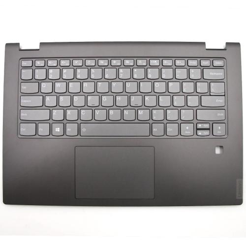 Lenovo Black Backlit Keyboard with Fingerprint Reader for US C-Cover - 5CB0U42015