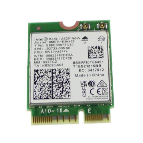 Lenovo AX201 Combo Wireless Module, Internal, No VP - 5W10V25774