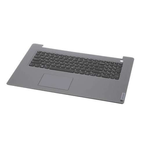 Lenovo C-Cover with Keyboard, USA English, Arctic Grey, Non-Backlit, with Fingerprint Reader - 5CB1B97483