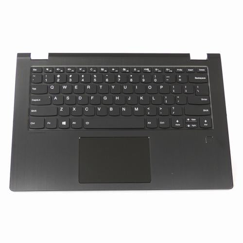 Lenovo (5CB0R08815) Upper Case with Keyboard, Integrated Fingerprint, Backlit, USA Layout