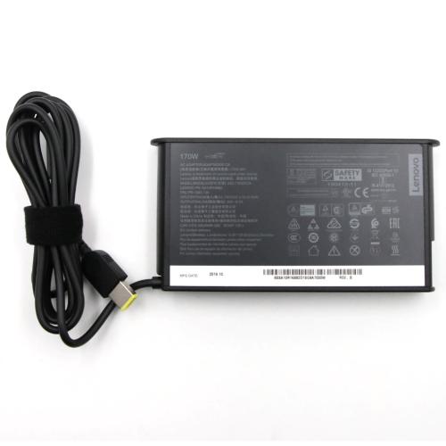 Lenovo (02DL136) AC Adapter, Rectangle, 170W, 3-Prong, Black