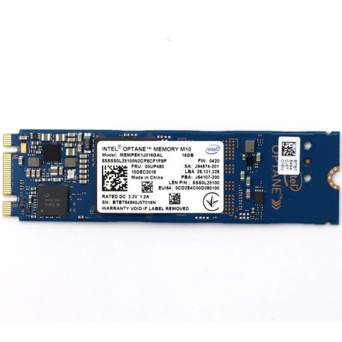 Lenovo (00UP480) SSD, 16GB, M.2, 2280, PCIe3x2, Intel Standard