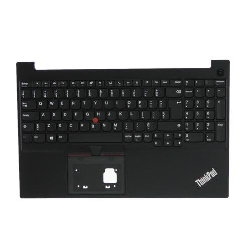 Lenovo C-Cover with Keyboard, Canadian French Layout, Black, Non-Backlit, Non-Fingerprint - 5M10W64514