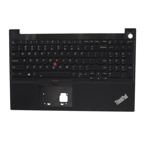 Lenovo USA English Keyboard with C-Cover, Black, Backlit, Fingerprint Reader - 5M11A36281
