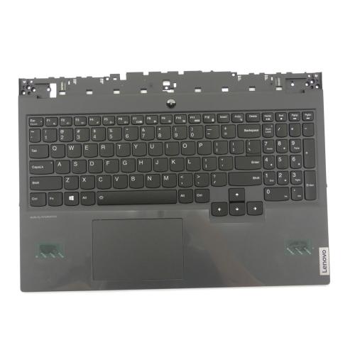 Lenovo C-Cover with Keyboard, USA English, Black, RGB Backlight, Non-Fingerprint - 5CB0Z26894