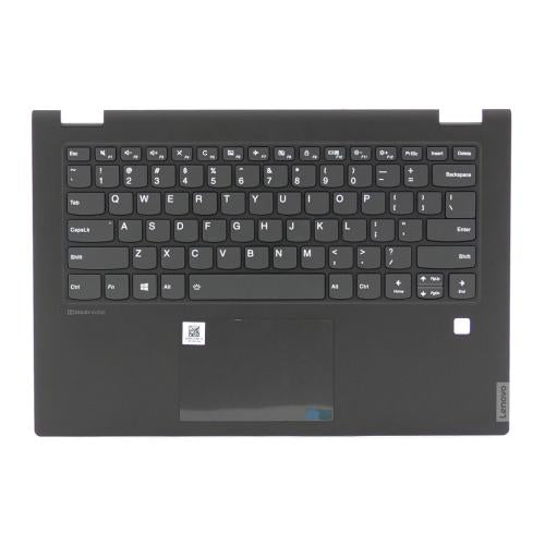 Lenovo C-Cover with USA English Keyboard, Black, Backlit, with Fingerprint Sensor - 5CB0S17318