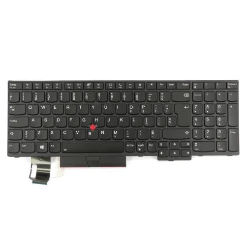 Lenovo Internal Keyboard, Canadian French Layout, Black, Backlit, with Number Pad - 5N20V78909