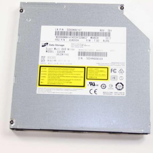 Lenovo (45K0494) 9.0mm DVD Rambo Drive, Without Bezel