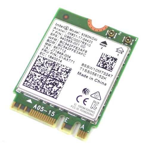 Lenovo (01AX771) Intel Thunder Peak 2 Wireless Module, 9260 2x2 AC + Bluetooth 5.0, PCIe, vPro, M.2