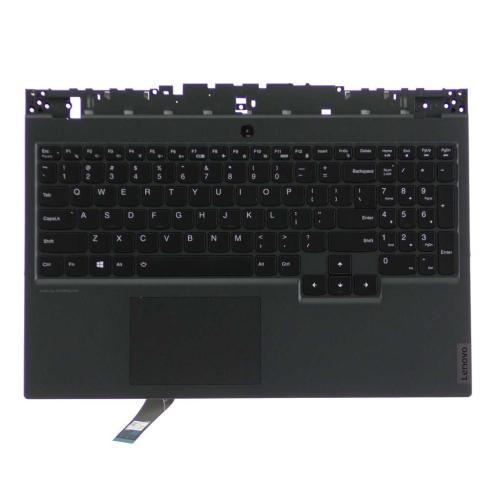 Lenovo C-Cover with Keyboard, USA English, Black, Backlight, Non-Fingerprint - 5CB0Z26774