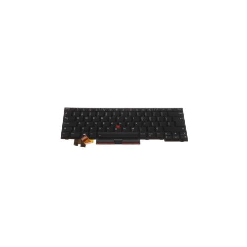 Lenovo Canadian French Internal Keyboard, Black, Backlit - 5N20V44194