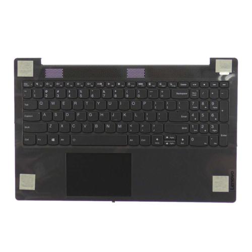 Lenovo C-Cover with Keyboard, USA English Layout, Graphite Grey, Backlit, with Fingerprint Reader - 5CB0X56172